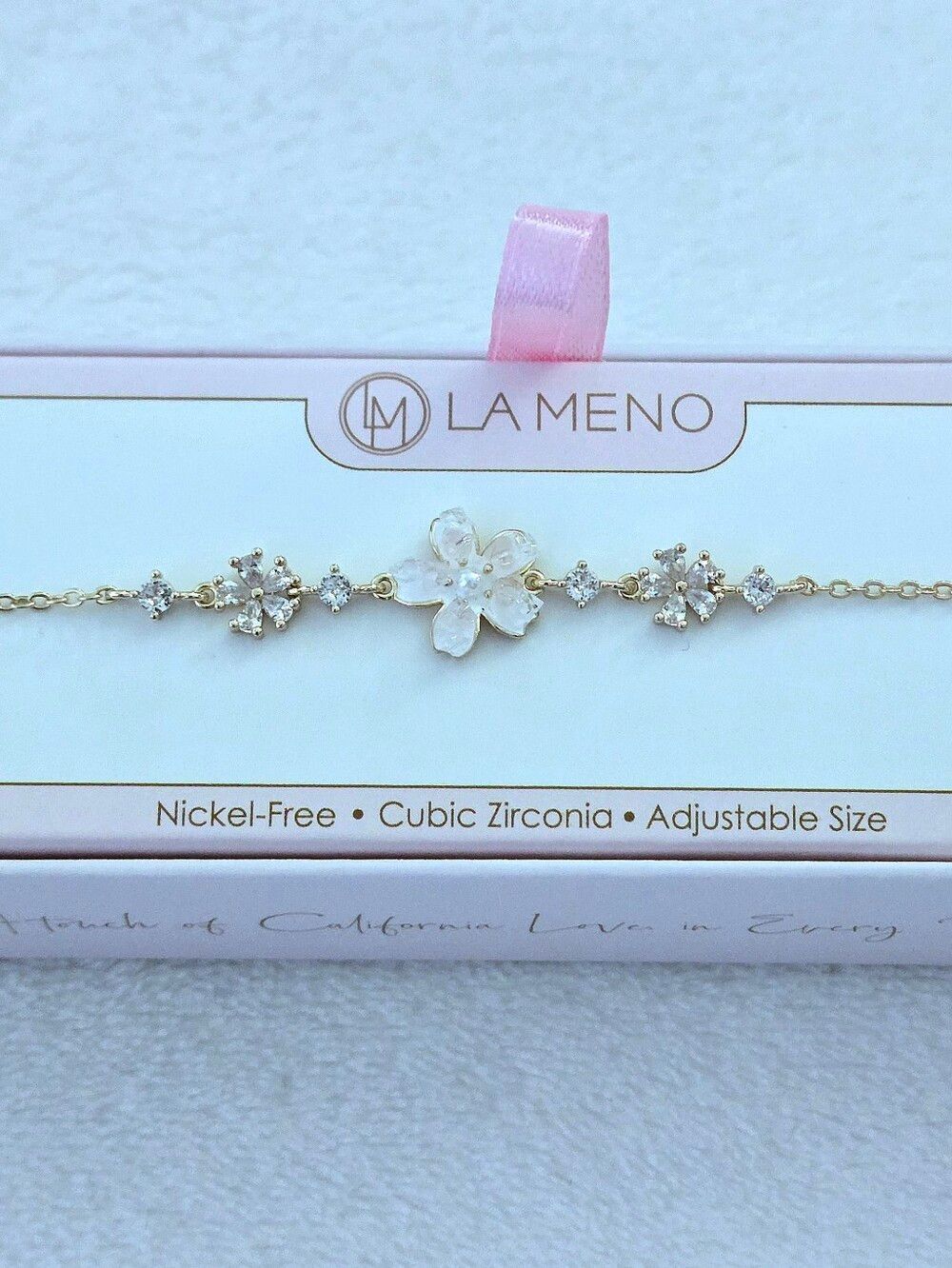 La Meno Druzy Flower🌸 Bracelet - NIB